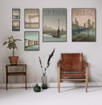 Vissevasse Posters Scandinavische steden